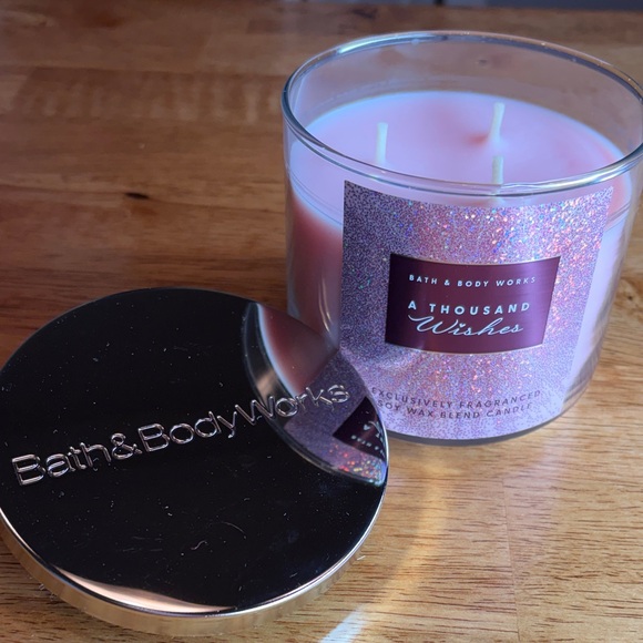 Bath & Body Works A Thousand Wishes Soy Wax Blend Candle - Picture 3 of 4